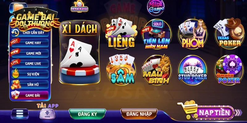 Sảnh Game Bài Trực Tuyến Đỉnh Cao Thế Giới Tại Cổng Game Rikvip